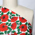 Artlux ~ 'Poppy Dance Red | Large' Luxury Cotton Lawn ~ Made in Italy *Last Piece 3.85m